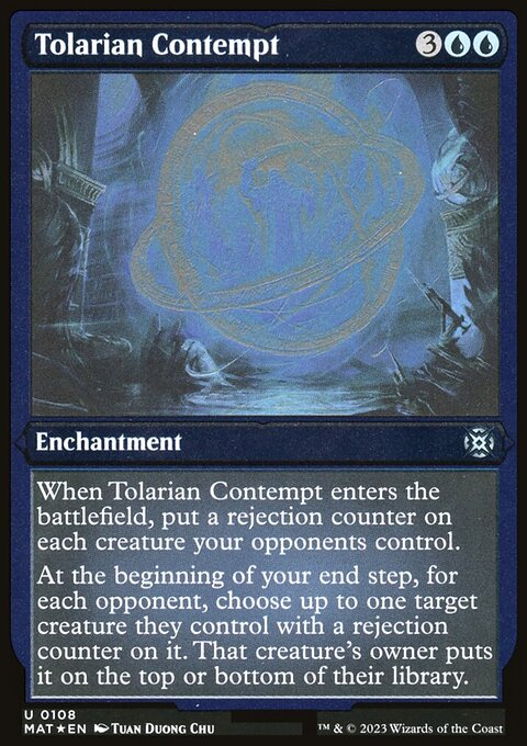 Tolarian Contempt, March of the Machine: The Aftermath #108, Magic: The Gathering card