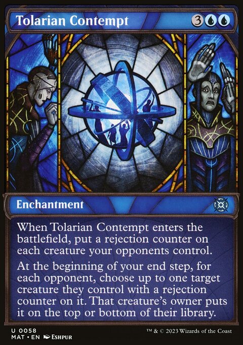 Tolarian Contempt, March of the Machine: The Aftermath #58, Magic: The Gathering card