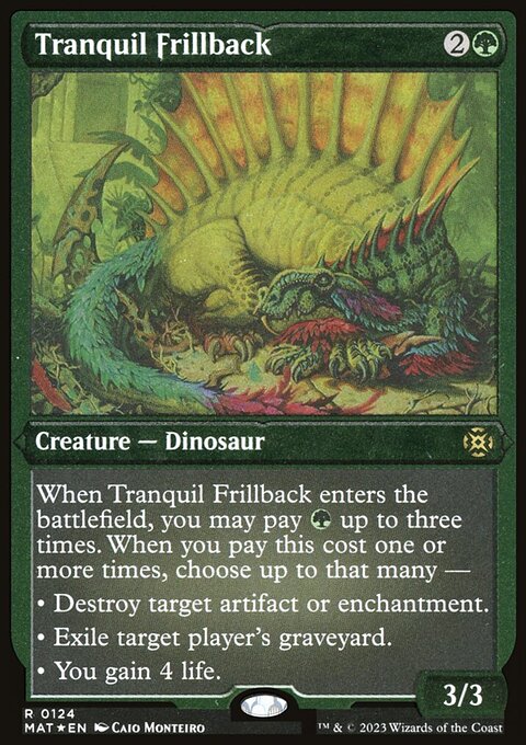 Tranquil Frillback, March of the Machine: The Aftermath #124, Magic: The Gathering card