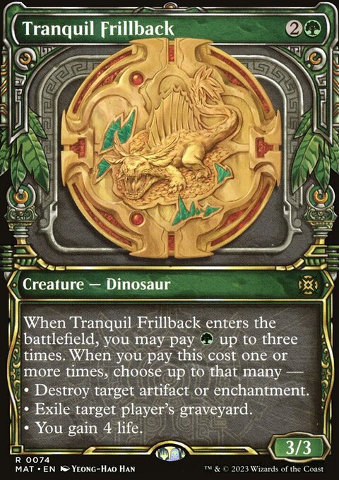 Tranquil Frillback, March of the Machine: The Aftermath #74, Magic: The Gathering card