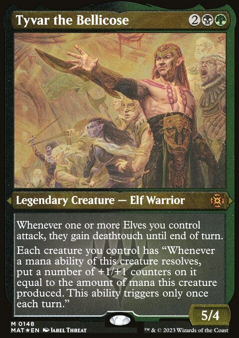 Tyvar the Bellicose, March of the Machine: The Aftermath #148, Magic: The Gathering card