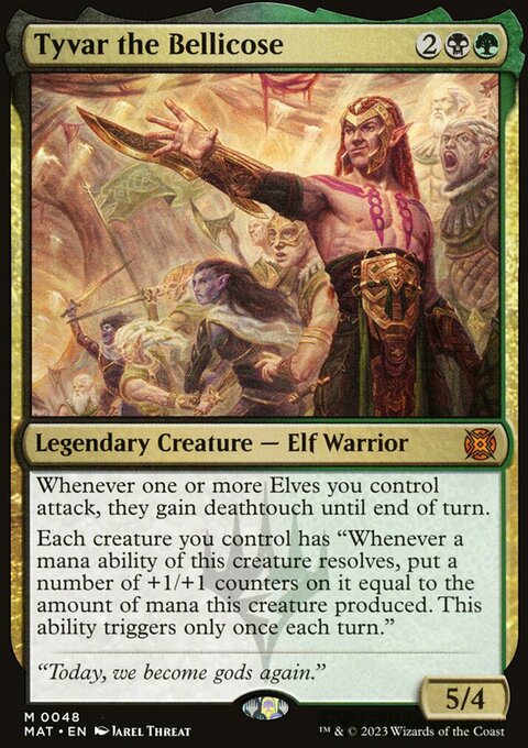 Tyvar the Bellicose, March of the Machine: The Aftermath #48, Magic: The Gathering card