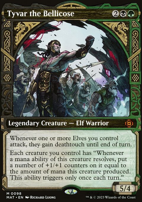 Tyvar the Bellicose, March of the Machine: The Aftermath #98, Magic: The Gathering card