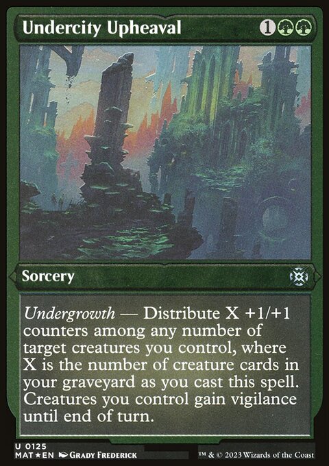 Undercity Upheaval, March of the Machine: The Aftermath #125, Magic: The Gathering card