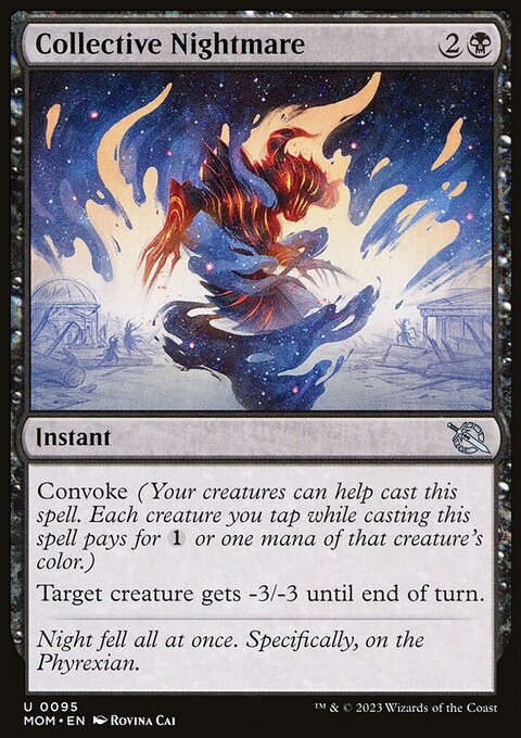 Collective Nightmare, March of the Machine #95, Magic: The Gathering card