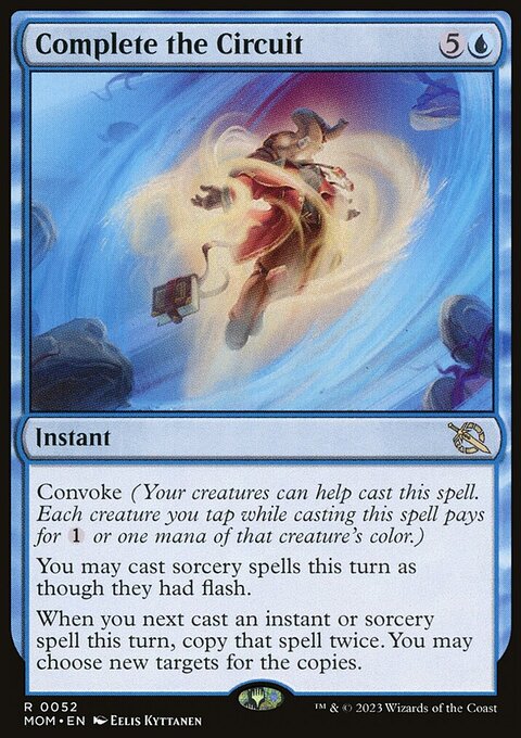 Complete the Circuit, March of the Machine #52, Magic: The Gathering card