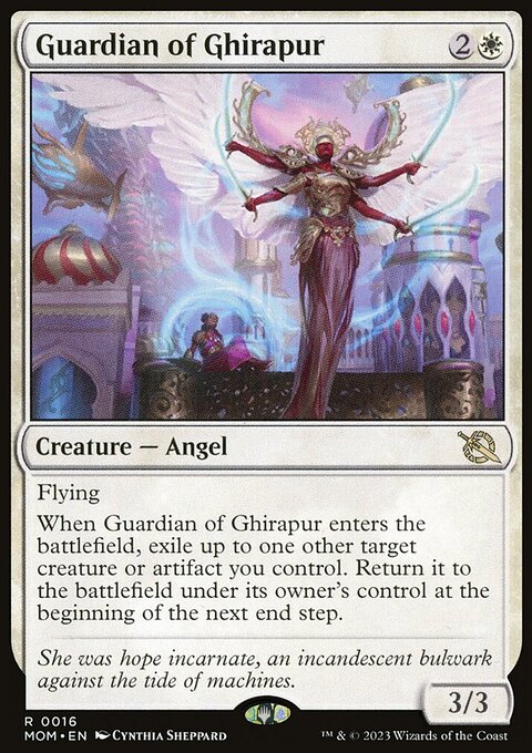 Guardian of Ghirapur, March of the Machine #16, Magic: The Gathering card