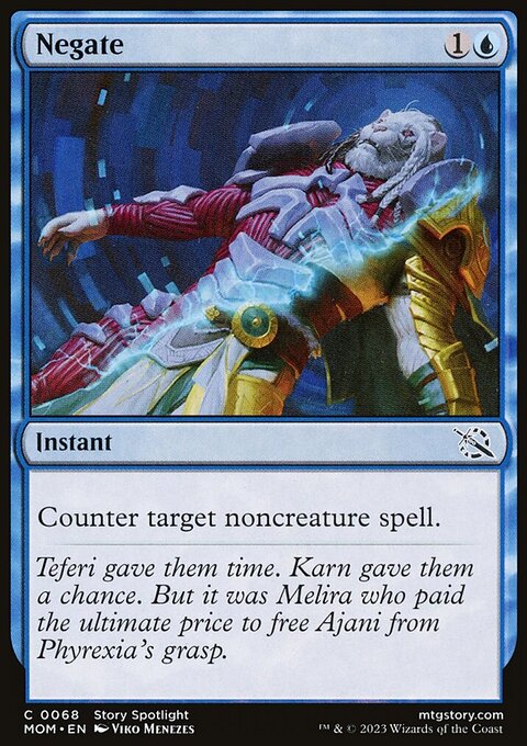 Negate, March of the Machine #68, Magic: The Gathering card