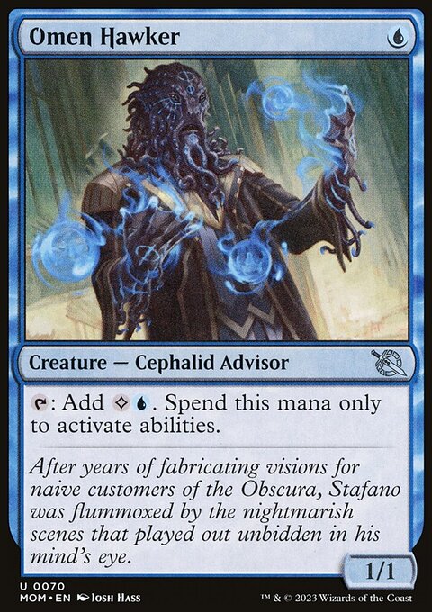 Omen Hawker, March of the Machine #70, Magic: The Gathering card