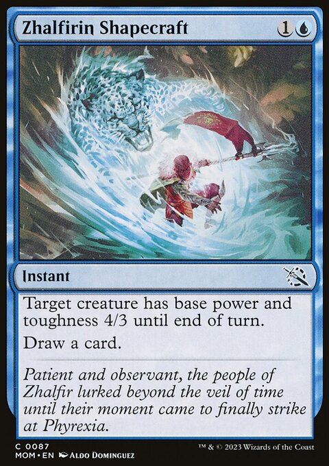 Zhalfirin Shapecraft, March of the Machine #87, Magic: The Gathering card