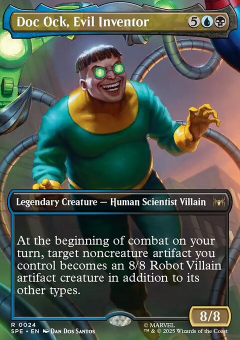 Doc Ock, Evil Inventor, Marvel's Spider-Man Eternal #24, Magic: The Gathering card
