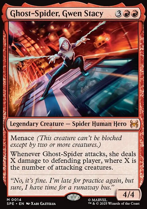 Ghost-Spider, Gwen Stacy, Marvel's Spider-Man Eternal #14, Magic: The Gathering card