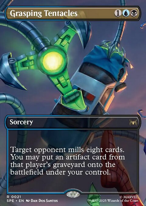 Grasping Tentacles, Marvel's Spider-Man Eternal #21, Magic: The Gathering card