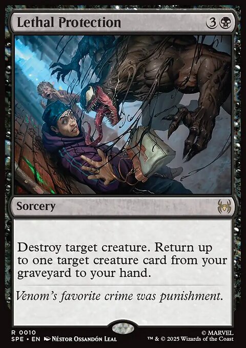 Lethal Protection, Marvel's Spider-Man Eternal #10, Magic: The Gathering card