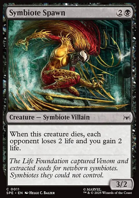 Symbiote Spawn, Marvel's Spider-Man Eternal #11, Magic: The Gathering card