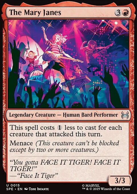 The Mary Janes, Marvel's Spider-Man Eternal #15, Magic: The Gathering card