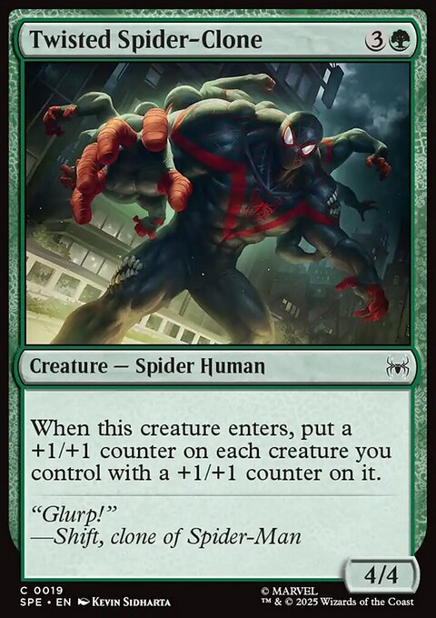 Twisted Spider-Clone, Marvel's Spider-Man Eternal #19, Magic: The Gathering card