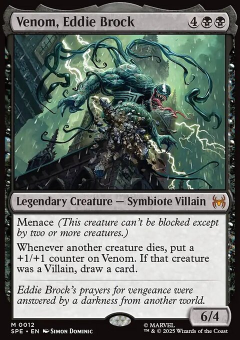 Venom, Eddie Brock, Marvel's Spider-Man Eternal #12, Magic: The Gathering card