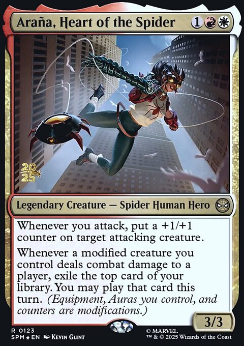 Araña, Heart of the Spider, Marvel's Spider-Man Promos #123s, Magic: The Gathering card