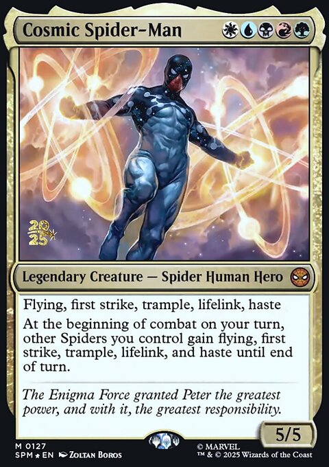 Cosmic Spider-Man, Marvel's Spider-Man Promos #127s, Magic: The Gathering card