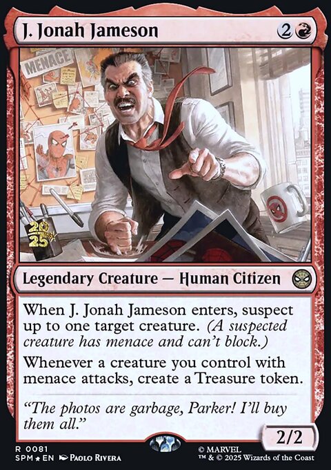 J. Jonah Jameson, Marvel's Spider-Man Promos #81s, Magic: The Gathering card