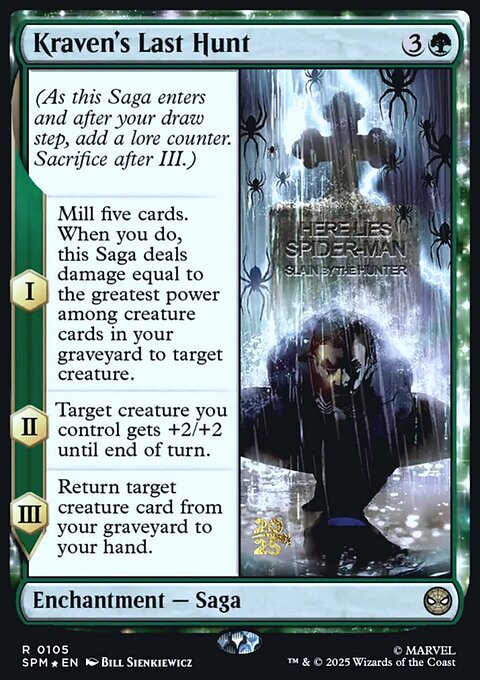 Kraven's Last Hunt, Marvel's Spider-Man Promos #105s, Magic: The Gathering card
