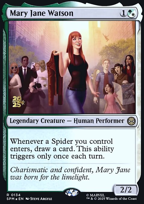 Mary Jane Watson, Marvel's Spider-Man Promos #134s, Magic: The Gathering card