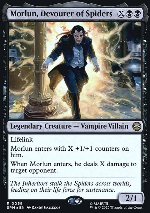 Morlun, Devourer of Spiders, Marvel's Spider-Man Promos #59s, Magic: The Gathering card