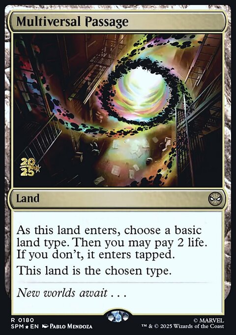 Multiversal Passage, Marvel's Spider-Man Promos #180s, Magic: The Gathering card