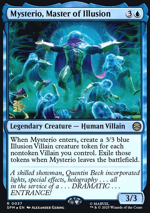 Mysterio, Master of Illusion, Marvel's Spider-Man Promos #37s, Magic: The Gathering card
