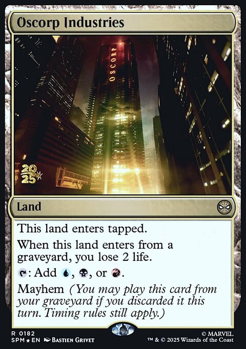 Oscorp Industries, Marvel's Spider-Man Promos #182s, Magic: The Gathering card