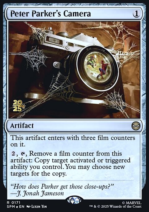 Peter Parker's Camera, Marvel's Spider-Man Promos #171s, Magic: The Gathering card