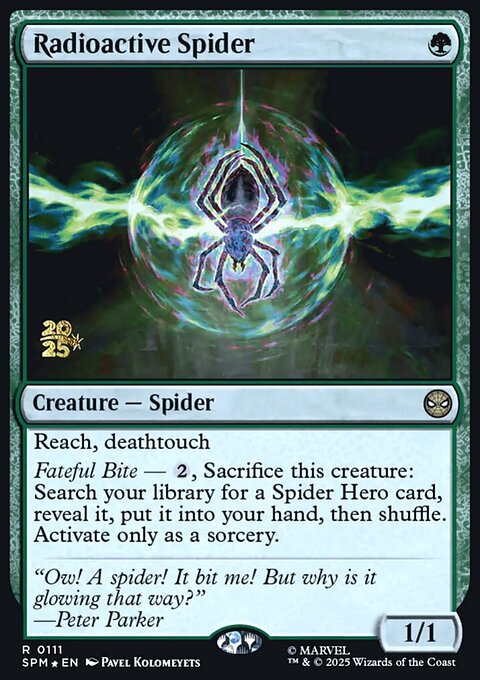 Radioactive Spider, Marvel's Spider-Man Promos #111s, Magic: The Gathering card