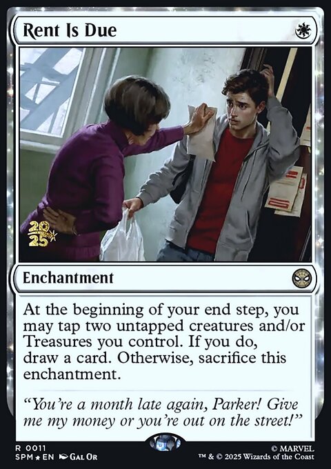 Rent Is Due, Marvel's Spider-Man Promos #11s, Magic: The Gathering card