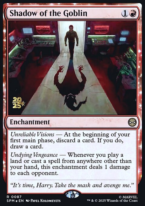 Shadow of the Goblin, Marvel's Spider-Man Promos #87s, Magic: The Gathering card