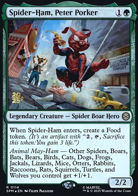 Spider-Ham, Peter Porker, Marvel's Spider-Man Promos #114s, Magic: The Gathering card
