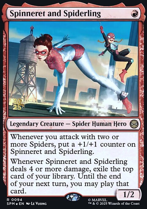Spinneret and Spiderling, Marvel's Spider-Man Promos #94s, Magic: The Gathering card