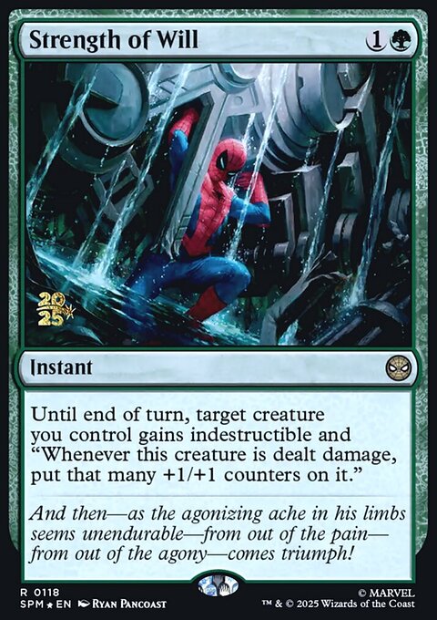 Strength of Will, Marvel's Spider-Man Promos #118s, Magic: The Gathering card