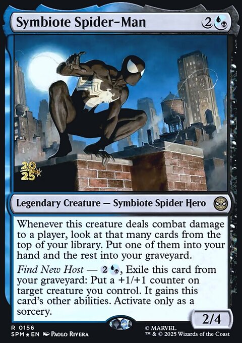Symbiote Spider-Man, Marvel's Spider-Man Promos #156s, Magic: The Gathering card