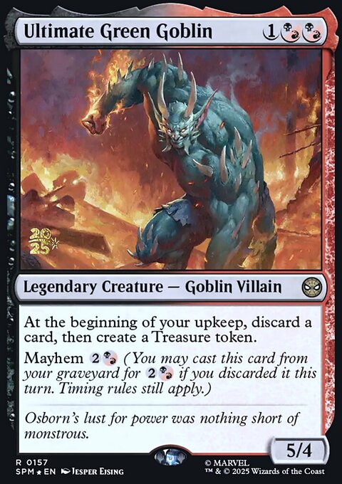 Ultimate Green Goblin, Marvel's Spider-Man Promos #157s, Magic: The Gathering card