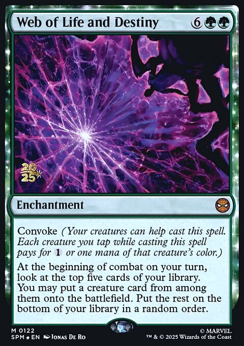 Web of Life and Destiny, Marvel's Spider-Man Promos #122s, Magic: The Gathering card
