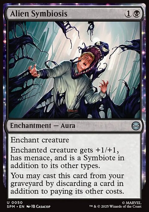 Alien Symbiosis, Marvel's Spider-Man #50, Magic: The Gathering card