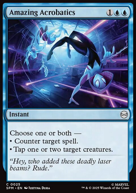 Amazing Acrobatics, Marvel's Spider-Man #25, Magic: The Gathering card