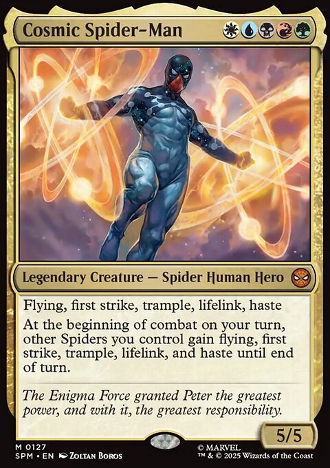 Cosmic Spider-Man, Marvel's Spider-Man #127, Magic: The Gathering card