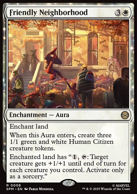 Friendly Neighborhood, Marvel's Spider-Man #8, Magic: The Gathering card