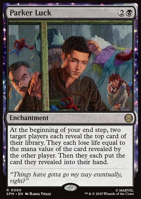 Parker Luck, Marvel's Spider-Man #60, Magic: The Gathering card