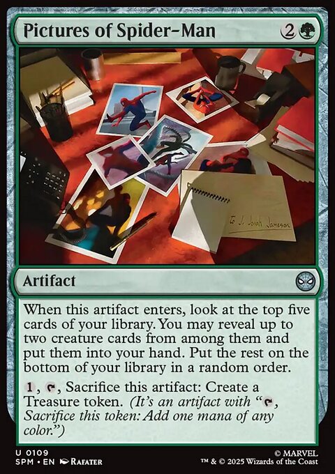 Pictures of Spider-Man, Marvel's Spider-Man #109, Magic: The Gathering card