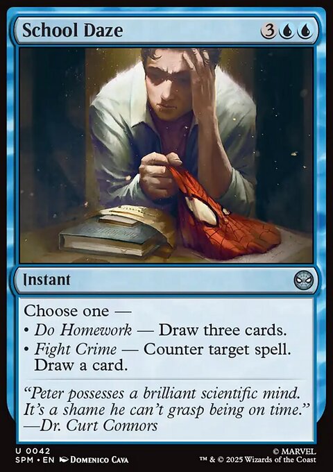 School Daze, Marvel's Spider-Man #42, Magic: The Gathering card