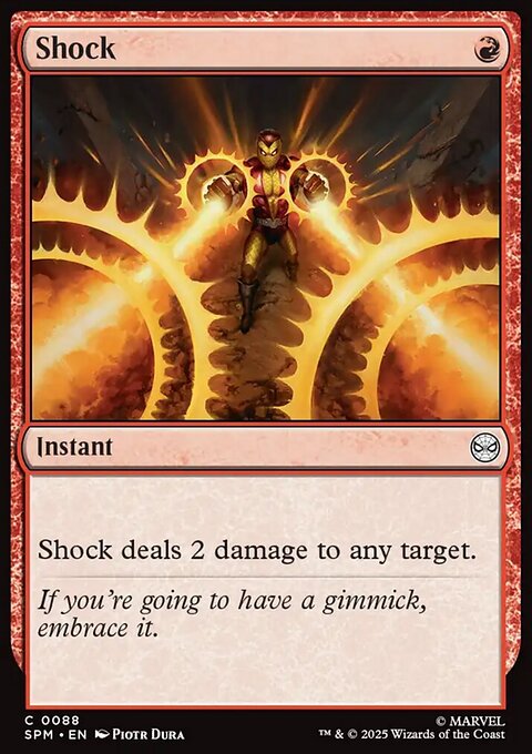 Shock, Marvel's Spider-Man #88, Magic: The Gathering card