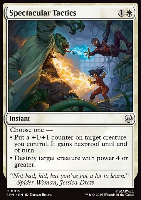 Spectacular Tactics, Marvel's Spider-Man #15, Magic: The Gathering card